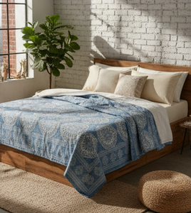 حجم ملكينج فاخر قطن غير منسوج مقاوم للتجاعيد 93x49 أنيق بني تقليدي تصميم طباعة كتلة عرقية - Product Image 4