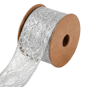 Nastro in tessuto plastico trasparente lucido da 2,7 metri con motivi festivi - Rosso, Argento, Verde e Oro - Product Image 2