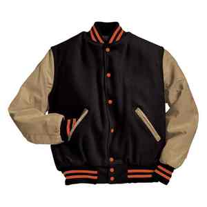 Blouson bombardier universitaire vintage pour hommes, veste brodée de haute rue pour l'école, veste de baseball pour hommes - Product Image 1