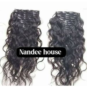 Extensions de cheveux à clipser, I-Tip, pré-collées, lisses et soyeuses, en cheveux humains, super double drawn, ondulation lâche - Product Image 6