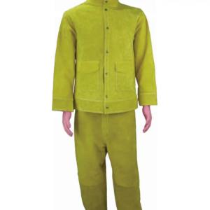 Le soudage en cuir de vachette fendu résistant à la chaleur élevée convient à la Protection professionnelle pour la Protection du corps d'étincelle de soudage industrielle - Product Image 3