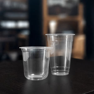 Usine directe du Vietnam 16oz 22oz 24oz gobelets en plastique PP/PET jetables couvercles de 95mm pour boissons chaudes/froides pour café glacé - Product Image 1