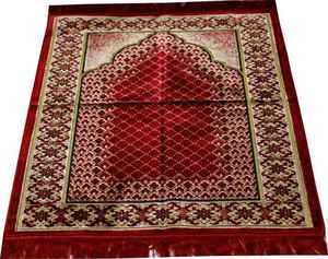 ผ้าห่มทอบี/ทอว์บีสีดำสำหรับเด็กมุสลิมอิสลามแบบหนาพรมสวดมนต์สำหรับเด็กขายส่ง - Product Image 2