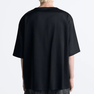 Venta al por mayor de camisetas de los hombres de algodón de bambú camiseta personalizada de gran tamaño de manga corta Camisetas de los hombres de verano desgaste Casual - Product Image 6