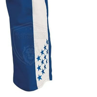 Pantalon de kick-boxing sur mesure OEM, 100 % polyester, léger, pour entraînement masculin, couleur et logo personnalisés, haute qualité, teinture unie