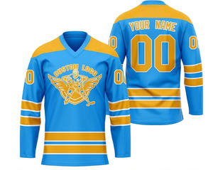 Jersey de Hockey sobre Hielo Tenzo Intl 2026 de Alta Calidad, Sublimación Personalizada, Logotipo Personalizado, Material de Poliéster y Elastano, Secado Rápido y Transpirable - Product Image 3