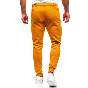 กางเกงเรียกเหงื่อผ้าฝ้าย100% สำหรับผู้ชายกางเกงเล่นยิมแบบลำลองพร้อมเชือกผูกโลโก้ปรับแต่งโลโก้ได้ - Product Image 6