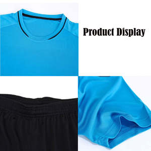 Conjunto de Camiseta de Fútbol Ligera, Transpirable y de Secado Rápido, Personalizable, Ropa Deportiva OEM, Tejido Suave que Absorbe la Humedad, Características Transpirables - Product Image 2