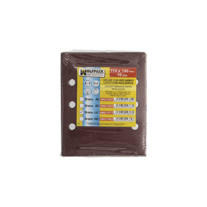 Ricambio Lija con Velcro 114x140 mm. Con Fori Grana 120 (10 Pezzi) - Product Image 4