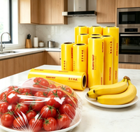Film alimentaire en PVC en rouleau jumbo pour la restauration, la cuisine, la conservation des aliments et le stockage