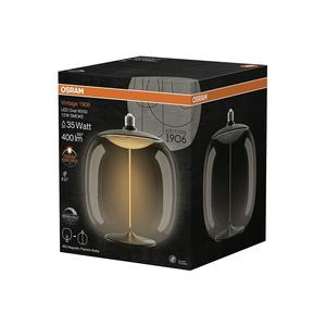 Bombillas LEDMG Ovaladas Grandes de OSRAM, Estilo D, con Acabado Ahumado, E27 - Product Image 1