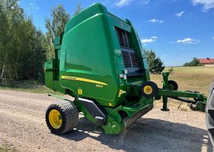 Enfardadora Redonda Verde para Forraje Agrícola, Máquina de Enfardar de Doble Eje con Tambor, Motor Automático, Alta Productividad, Uso Agrícola - Product Image 3
