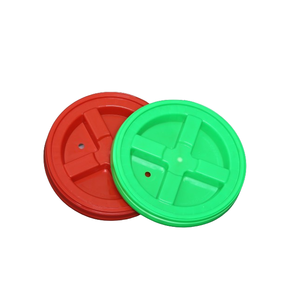 Cubo de plástico de grado alimenticio, tapa de bloqueo de aire de tornillo y mango de acero, <span class=keywords><strong>25</strong></span> <span class=keywords><strong>litros</strong></span>, 6,5 galones - Product Image 5