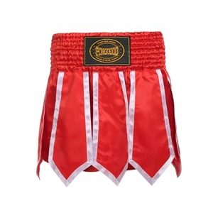 Pantalones cortos de Muay Thai para niños, Calzoncillos Bóxer transpirables ligeros para hombres, ropa Boxe Grappling Sanda Kickboxing Fight Muay Thai Shorts - Product Image 3