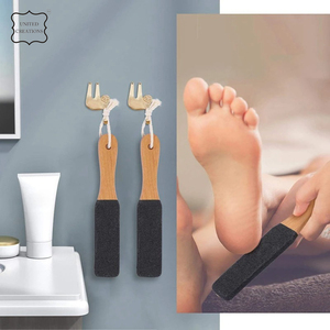 Lima de pie de madera de haya antideslizante ecológica Lima de pie Removedor de callos Logotipo personalizado Lima de pie de madera en stock Lima de pie profesional - Product Image 6