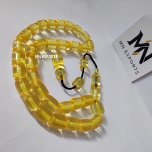 Tasbih en résine écologique artisanal, style ange, chapelet coloré pour la décoration de la maison et la prière religieuse musulmane - Product Image 3