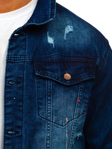 Chaqueta Vaquera de Corte Clásico con Lavado Vintage para Hombre y Mujer, Abrigo de Mezclilla de Alta Calidad, Etiqueta Personalizada, Venta al por Mayor, Proveedor de Fábrica - Product Image 3