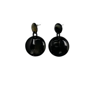 Pendientes de Cuerno de Búfalo con Forma Ovalada para Niños, los Más Vendidos al por Mayor, Modernos para Aniversario, DTJ DHE-774 - Product Image 1