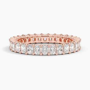 Bague de luxe à quatre griffes en or 10 carats pour cadeaux d'anniversaire de mariée - Product Image 6