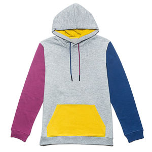 Sudaderas con capucha de bloque para hombre de excelente calidad, Sudadera con capucha cálida de invierno para adultos de algodón de color personalizado con diseño personalizado - Product Image 1