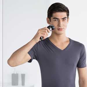 Afeitadora Eléctrica Recargable Impermeable IPX7 para Hombre, Afeitadora Facial Húmeda y Seca con Cargador y Sin Cable para Uso en Autocaravanas - Product Image 1