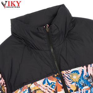 New Trọng Lượng Nhẹ Không Thấm Nước Windproof Mùa Đông Thể Thao Ngoài Trời Chất Lượng Cao Xuống Thương Hiệu Tùy Chỉnh Bông Bên Ngoài Mặc Puffer Áo Khoác - Product Image 4