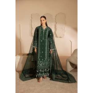 Vestido Bordado Mehmatal-Zinia-Lawn, Elegante Estilo para Madre de la Novia-MBN-07 - Product Image 2