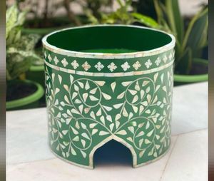 Ncense M.O.P & Bone Brûleur Bakhoor de meilleure qualité Décoration intérieure Incrustation de nacre naturelle Bakhoor - Product Image 3