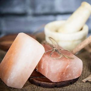 2025 pur sel de l'Himalaya lisse savon en forme de Massage sculpté amour Style décoration produit d'artisanat naturel - Product Image 2
