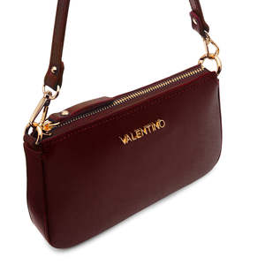 Bolso Mini de Moda para Mujer 22x13x3.5cm Burdeos Invierno Verano Cuero Martillado Diamante Impermeable PU/Poliéster Hecho en Italia - Product Image 2