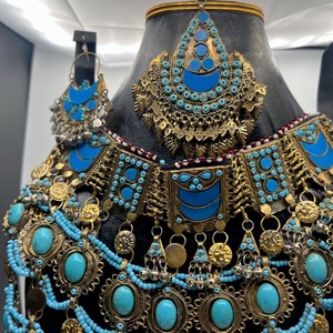 Joyería Tradicional Bohemia Afgana Hecha a Mano con Cuentas, Adorno Étnico Tribal de Moda Vintage para Mujer, Suministro al por Mayor - Product Image 3