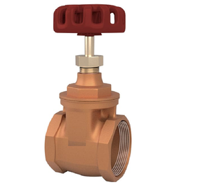 Vanne à boisseau sphérique en bronze à corps intégré avec bonnet vissé/à siège arrière, pression d'essai 1,5 Mpa, taille 11/2, extrémités femelles vissées, haute durabilité - Product Image 4