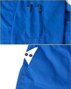 ชุดคลุมทำงานแบบมีแถบสะท้อนแสงสำหรับผู้ชาย ชุดจั๊มสูทช่างซ่อม พร้อมกระเป๋าหลายช่องสำหรับชุดทำงาน - Product Image 2