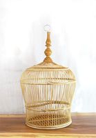 Cage à oiseaux dorée en fer article artisanal au prix de gros avec la meilleure qualité article très bas de gamme personnaliser la taille et la couleur
