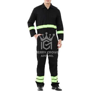 Combinaison de travail pour ouvrier du bâtiment, vêtements de sécurité à bandes réfléchissantes, antistatiques, imperméables, en coton, grande taille, pour hommes - Product Image 2