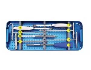 Ensemble d'instruments orthopédiques manuels de base de haute qualité, plaques traumatiques, traumatologie osseuse, chirurgie, kit d'outils médicaux pour grands fragments - Product Image 2