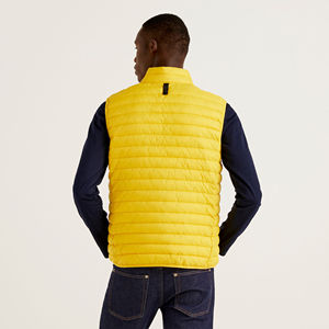 Men's Custom Printed Formal Outwear Puffer Vest Jacket Winter Season <b>Body</b> <b>Warmer</b> <b>Hooded</b> Sleeveless Waistcoat Wholesale Accessory - Product Image 2