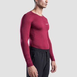 เสื้อรัดรูปสำหรับผู้ชายเสื้อออกกำลังกายพิมพ์ลายซับลิเมชันตามสั่งแนวสปอร์ต2025 - Product Image 3