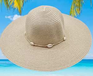 WHOLESALE WIDE BRIM BEACH WOMEN'S WIDE-BRIMMED STRAW HATS SUN PROTECTION for COMFORTABLE SUMMER ELEGANT and CONVENIENT DESIGN - Product Image 1