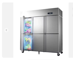 Réfrigérateur commercial avec fonctions de réfrigération et de congélation, refroidisseur et congélateur, réfrigérateur 6 portes de style européen - Product Image 3
