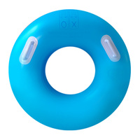 Bouée de natation pour adulte OEM sous marque privée (WC-S10622) en PVC commercial de 0,70 mm d'épaisseur, poignées renforcées, 2 chambres à air, sécurité estivale