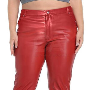 Pantalones de Cuero para Mujer, Corte Recto y Ajustado, Precio al por Mayor, Nuevo Estilo, Alta Calidad, 2025 - Product Image 6