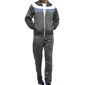 High Quality men <b>tracksuits</b> Training Jogging <b>Polyester</b> <b>Tracksuits</b> Set Solid Pattern Summer Sportswear customized logo - Product Image 1
