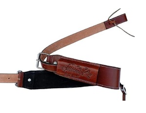 Sangle arrière de flanc de cheval Western en cuir de qualité supérieure personnalisable pour vêtements équestres pour l'équitation occidentale - Product Image 3