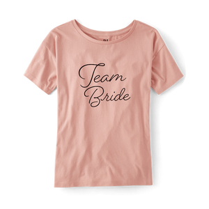Camiseta de verano para dormir de novia para mujer en camisón rosa de LICRA de talla única con logotipo personalizable con patrón de animales y corazones - Product Image 2