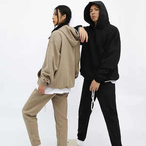 ชุดสูทมีฮู้ดสำหรับผู้ชายชุดวอร์ม2025มีฮู้ดสำหรับผู้ชายเสื้อผ้าแนวสตรีทโอเวอร์ไซส์ผ้าคอตตอน100% ปรับแต่งโลโก้ได้ - Product Image 2