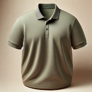 Camiseta Casual a Cuadros para Hombre, Talla Grande, Secado Rápido, Tejido de Punto Ligero, Transpirable, Diseño Personalizable con Bordado e Impresión, OEM - Product Image 2