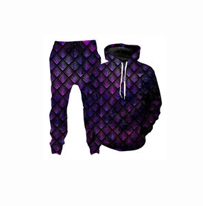 Nuevo diseño hecho a medida OEM mujer sublimación chándal sudaderas con capucha y pantalones acampanados conjuntos con tamaño personalizado mujer chándal - Product Image 4