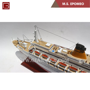 Gia Nhien Fabricant Conception personnalisée quantité minimale de commande bas MS EPOMEO MODÈLE DE BATEAU EN BOIS MODÈLE DE BATEAU EN bois DE HAUTE QUALITÉ - Product Image 6