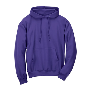 Sudaderas con capucha de algodón 100% para hombre, sudaderas lisas de manga larga ajustadas de Color sólido ODM, cuello estampado de lana de invierno - Product Image 4